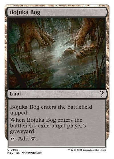 Bojuka Bog White Border Mystery Booster 2 Magic card