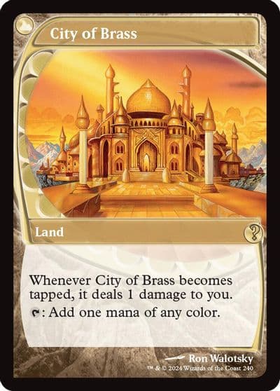 City of Brass Future Sight Mystery Booster 2 Magic card