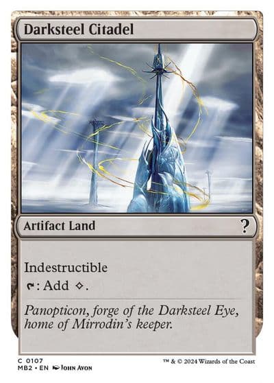 Darksteel Citadel White Border Mystery Booster 2 Magic card
