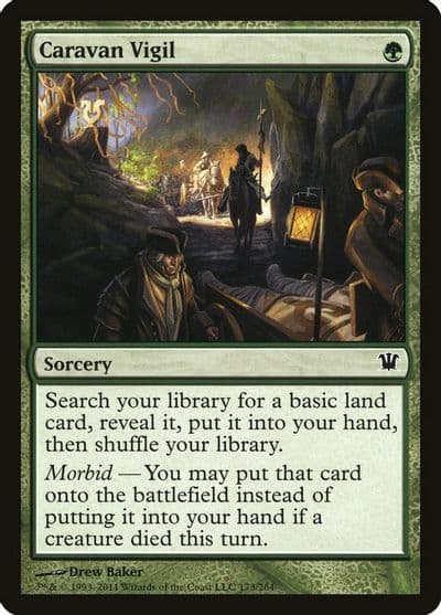 Caravan Vigil Innistrad Magic card
