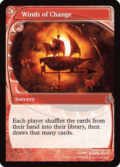 Winds of Change Future Sight Mystery Booster 2 Magic card