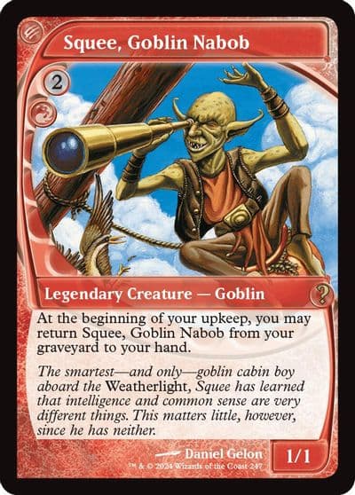 Squee Goblin Nabob Future Sight Mystery Booster 2 Magic card
