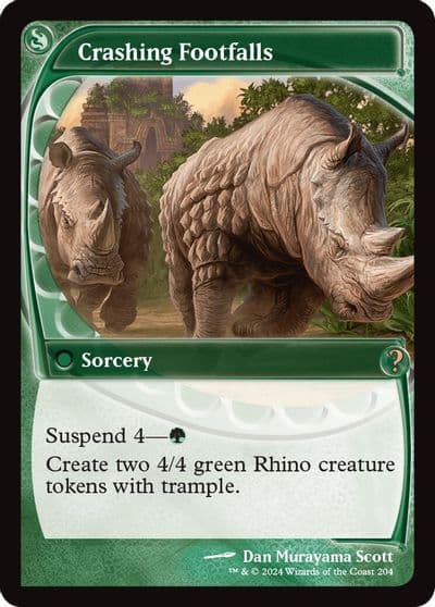 Crashing Footfalls Future Sight Mystery Booster 2 Magic card