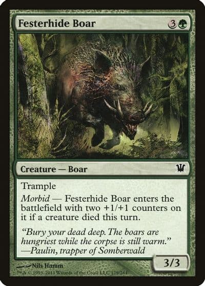 Festerhide Boar Innistrad Magic card
