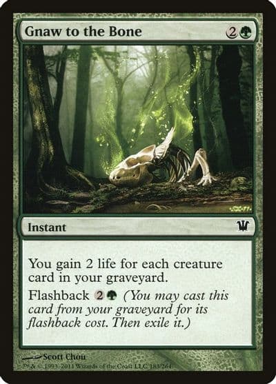 Gnaw to the Bone Innistrad Magic card
