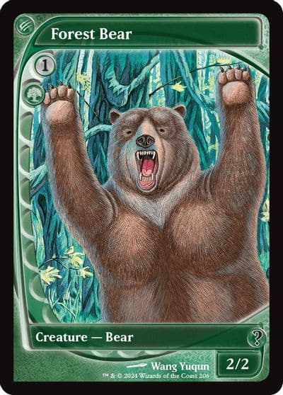 Forest Bear Future Sight Mystery Booster 2 Magic card