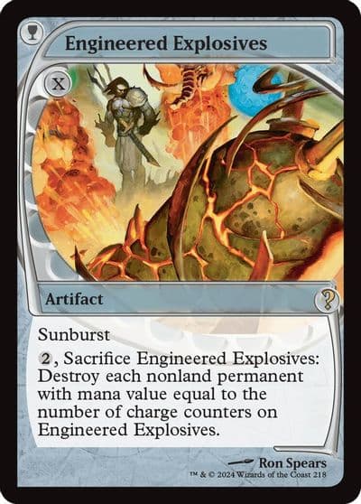 Engineered Explosives Future Sight Mystery Booster 2 Magic card