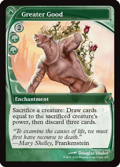 Greater Good Future Sight Mystery Booster 2 Magic card