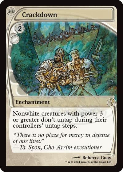 Crackdown Future Sight Mystery Booster 2 Magic card