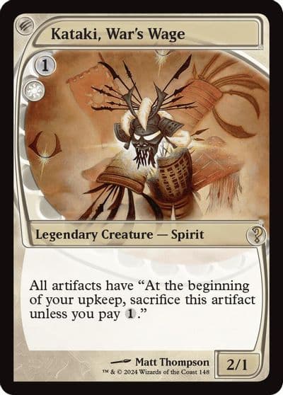 Kataki Wars Wage Future Sight Mystery Booster 2 Magic card