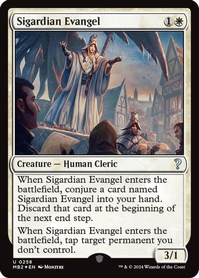 Sigardian Evangel Mystery Booster 2 Magic card