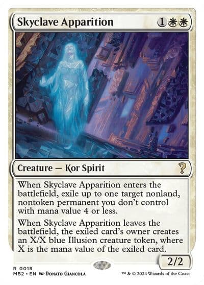 Skyclave Apparition White Border Mystery Booster 2 Magic card