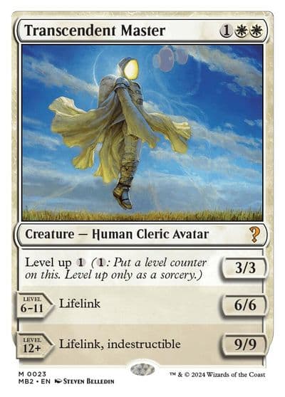 Transcendent Master White Border Mystery Booster 2 Magic card