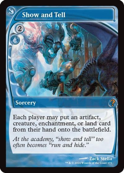 Show and Tell Future Sight Mystery Booster 2 Magic card