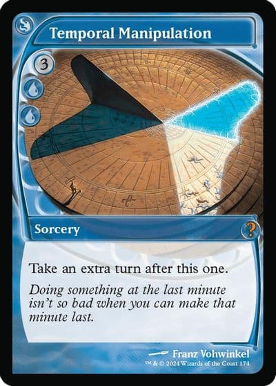 Temporal Manipulation Future Sight Mystery Booster 2 Magic card