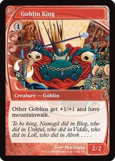 Goblin King Future Sight Mystery Booster 2 Magic card