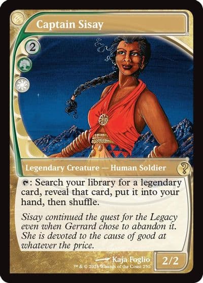 Captain Sisay Future Sight Mystery Booster 2 Magic card