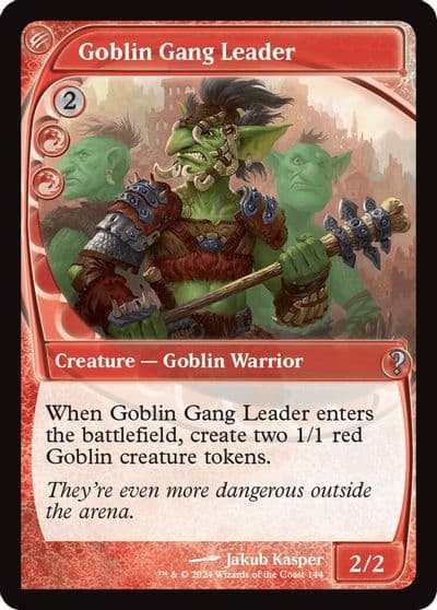 Goblin Gang Leader Future Sight Mystery Booster 2 Magic card