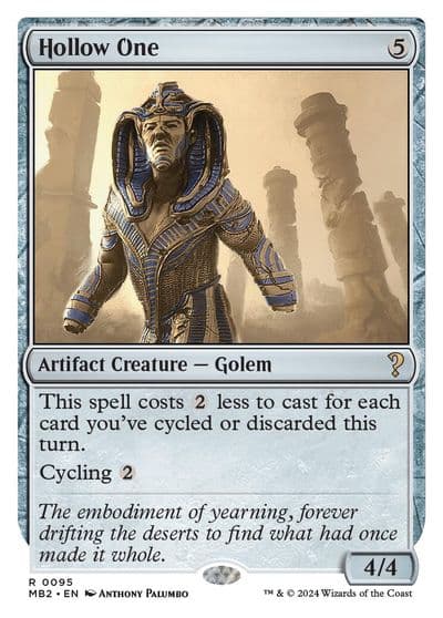 Hollow One White Border Mystery Booster 2 Magic card