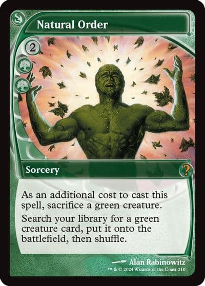 Natural Order Future Sight Mystery Booster 2 Magic card