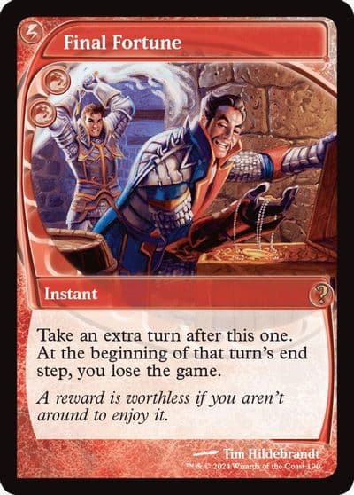 Final Fortune Future Sight Mystery Booster 2 Magic card