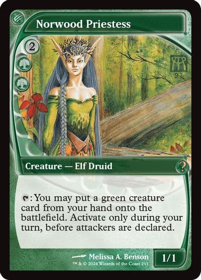 Norwood Priestess Future Sight Mystery Booster 2 Magic card