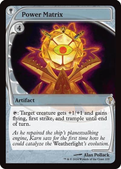 Power Matrix Future Sight Mystery Booster 2 Magic card
