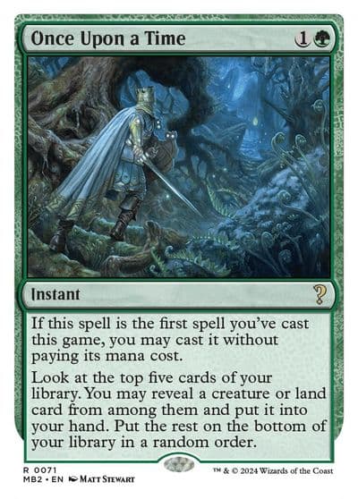 Once Upon a Time White Border Mystery Booster 2 Magic card
