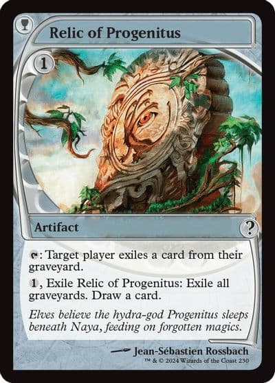 Relic of Progenitus Future Sight Mystery Booster 2 Magic card