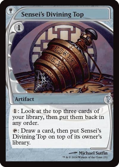 Senseis Divining Top Future Sight Mystery Booster 2 Magic card