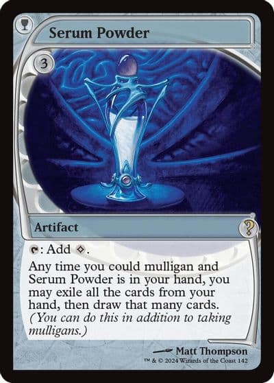 Serum Powder Future Sight Mystery Booster 2 Magic card
