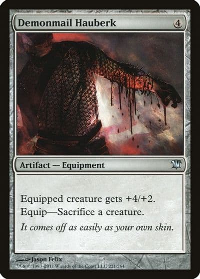 Demonmail Hauberk Innistrad Magic card