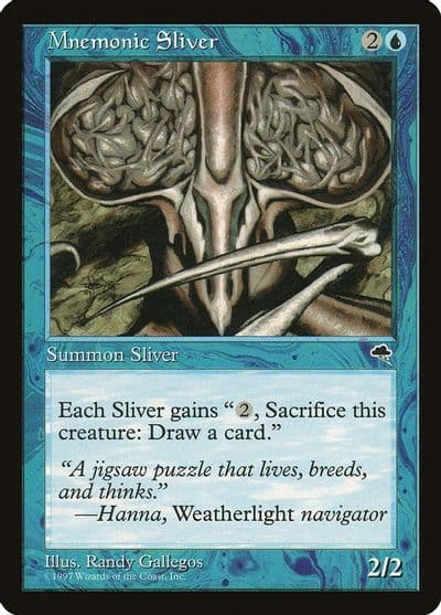 Mnemonic Sliver Tempest Magic card