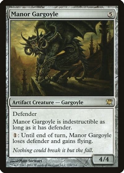 Manor Gargoyle Innistrad Magic card