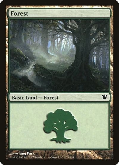 Forest 263 Innistrad Magic card