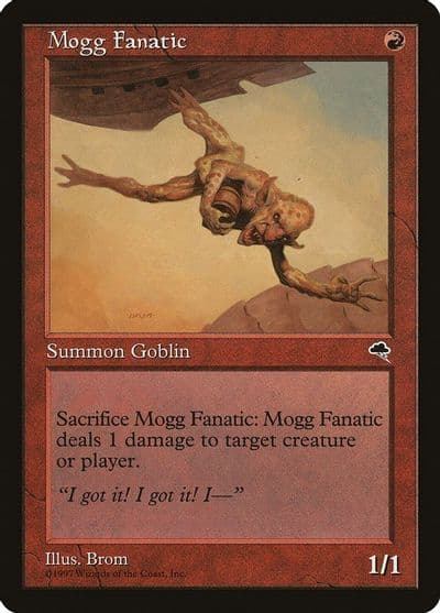 Mogg Fanatic Tempest Magic card