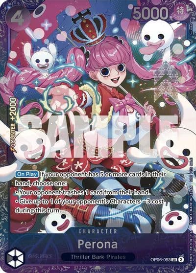 Perona Treasure Cup 2024 One Piece Promotion Cards One Piece card