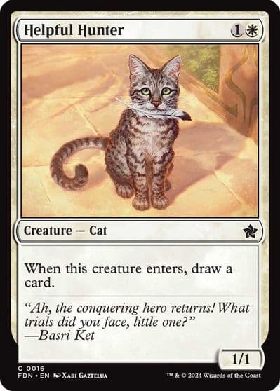 Helpful Hunter Foundations Magic card