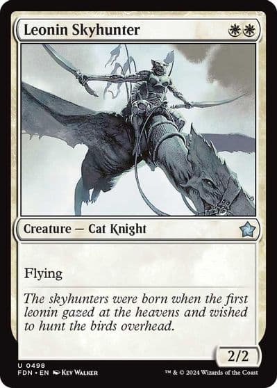 Leonin Skyhunter Foundations Magic card
