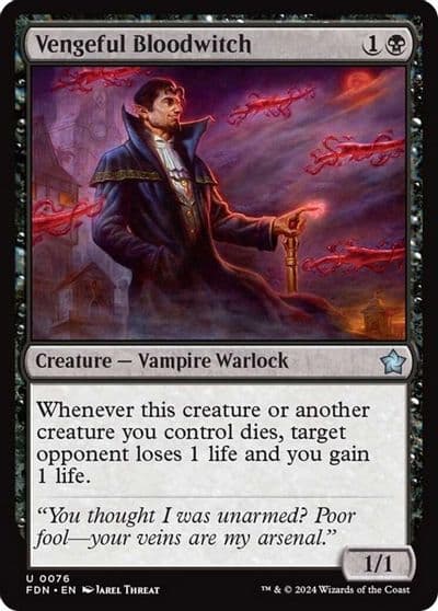 Vengeful Bloodwitch Foundations Magic card