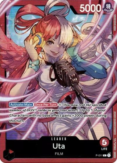 Uta P 011 Premium Card Collection Uta One Piece Promotion Cards One Piece card