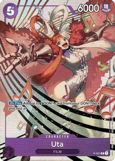 Uta P 031 Premium Card Collection Uta One Piece Promotion Cards One Piece card