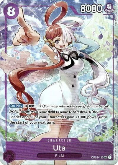 Uta OP02 120 Premium Card Collection Uta One Piece Promotion Cards One Piece card