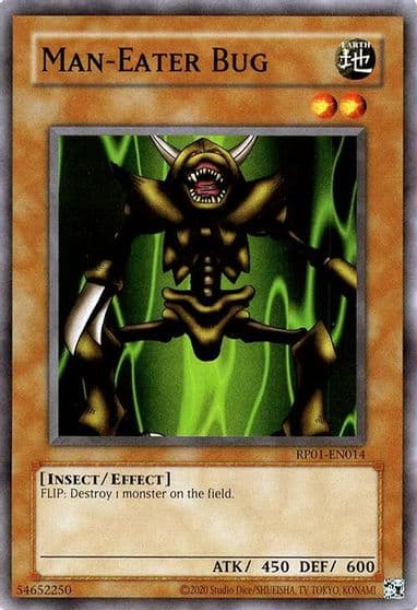 Man Eater Bug Retro Pack (2020 Date Reprint) Yu-Gi-Oh! card