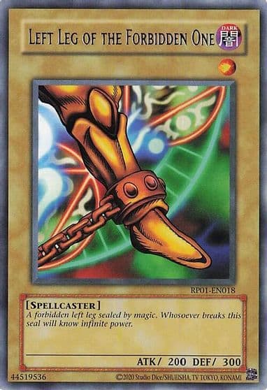 Left Leg of the Forbidden One Retro Pack (2020 Date Reprint) Yu-Gi-Oh! card