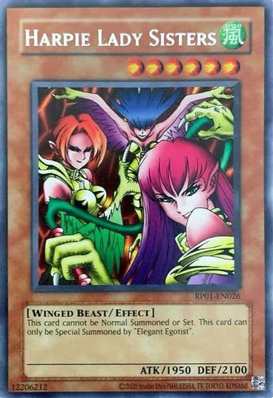 Harpie Lady Sisters Retro Pack (2020 Date Reprint) Yu-Gi-Oh! card