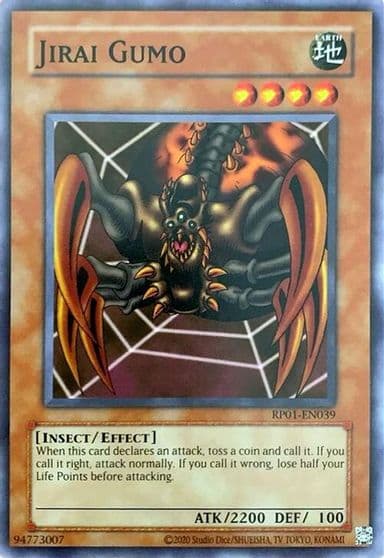 Jirai Gumo Retro Pack (2020 Date Reprint) Yu-Gi-Oh! card