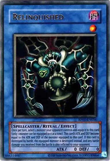 Relinquished Retro Pack (2020 Date Reprint) Yu-Gi-Oh! card