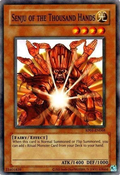 Senju of the Thousand Hands Retro Pack (2020 Date Reprint) Yu-Gi-Oh! card