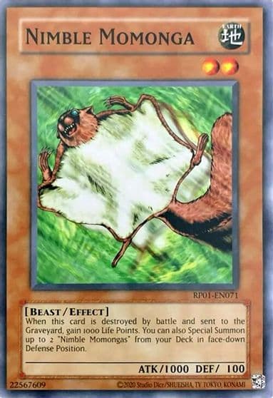 Nimble Momonga Retro Pack (2020 Date Reprint) Yu-Gi-Oh! card